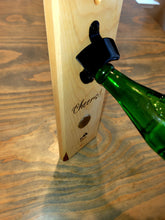 Load image into Gallery viewer, Maple "Cap Catcher" Wall Mounted Bottle opener