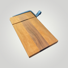 Load image into Gallery viewer, The Slicer-handmade cheese slicer.  Black Walnut and Cherry