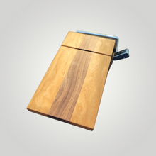 Load image into Gallery viewer, The Slicer-handmade cheese slicer.  Black Walnut and Cherry