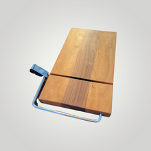 Load image into Gallery viewer, The Slicer-handmade cheese slicer.  Black Walnut and Cherry