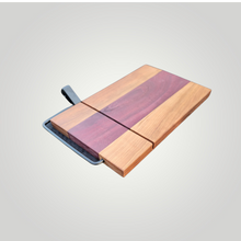 Load image into Gallery viewer, The Slicer-handmade cheese slicer.  Purple Heart and Cherry
