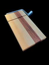 Load image into Gallery viewer, The Slicer-handmade cheese slicer.  Sapelle and Basswood
